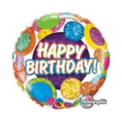 Balon foliowy Happy Birthday 18"