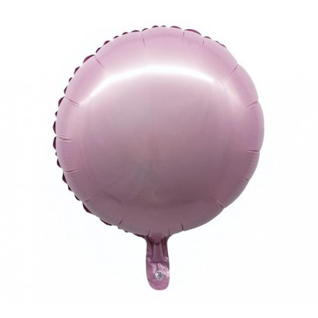 Balon foliowy "Okrągły", j. różowy, 34 cm