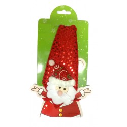 Krawat świąteczny, Mikołaj, 18cm