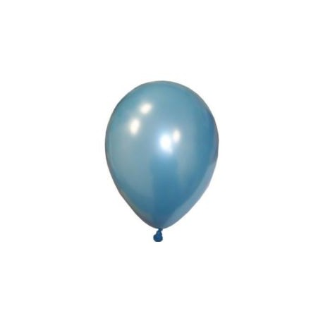 balon gumowy  30cm/14" błękitny metaliczny