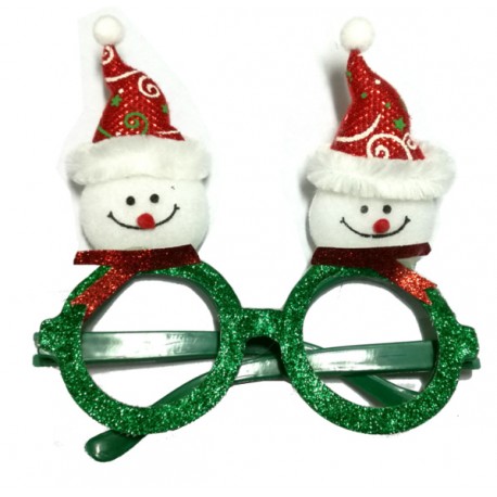 Okulary świąteczne, bałwanki