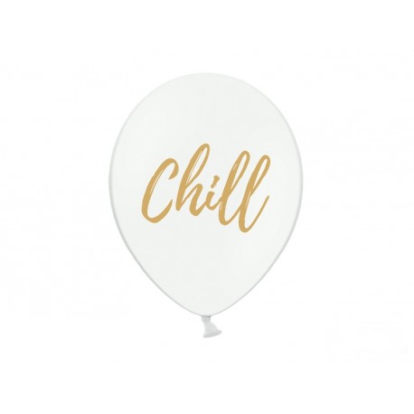 Balony 30cm, Chill, Pastel Pure White