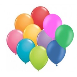 Balony gumowe 10" (23cm), kolorowe, 10szt
