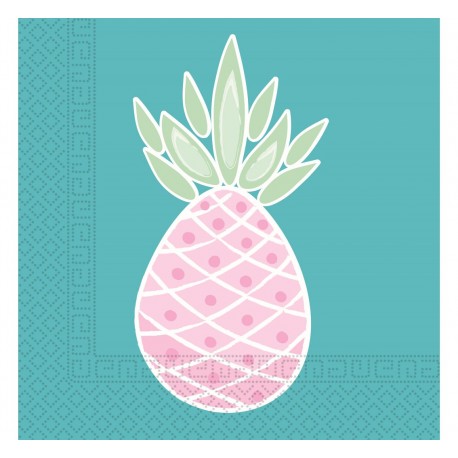 Serwetki papierowe "Pineapple", rozm. 33 x 33 cm, 20 szt.