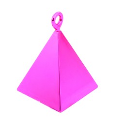 Obciążnik do balonów, różowa piramidka