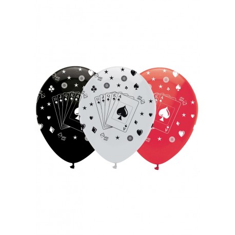Balony KARCIANE KOLORY (6szt.) Balony KARCIANE KOLORY (6szt.)