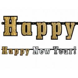 Baner napis "Happy New Year!"