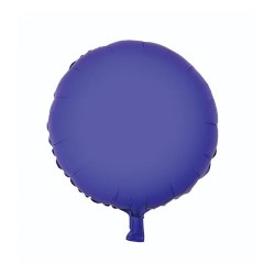 Balon foliowy "Okrągły", fioletowy, 18"