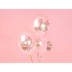Balon 30cm, Bride to be, Crystal Clear