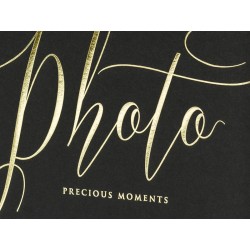 Album na zdjęcia Precious moments, 20x24,5cm, czarny, 22 kartki