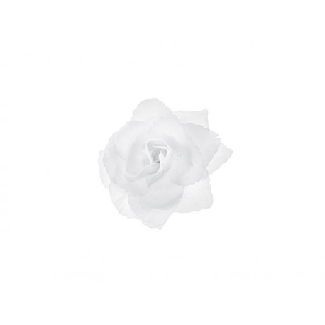 Różyczki do przylepiania, biały, 9cm