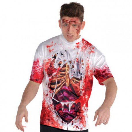 Strój dla dorosłych "Horror T-shirt"