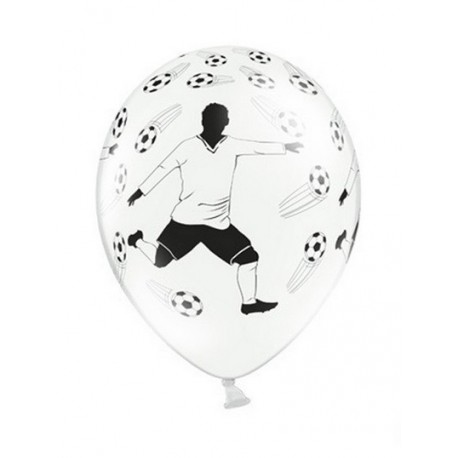 Balon 14", Piłkarz i piłki, Pastel White