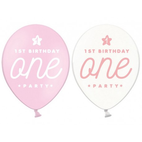 Balony 30cm, One, Pastel Baby Pink