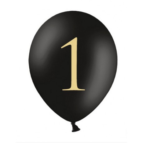 Balon 30cm, 1, Pastel Black