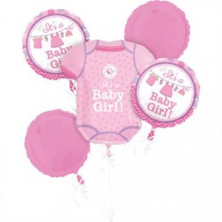 Bukiet balonów foliowych "Baby Girl"