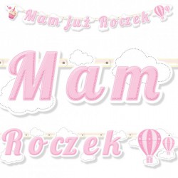 Baner 1 urodziny  "Mam już roczek"