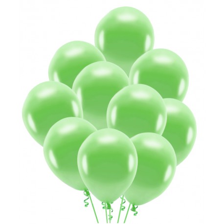 Balony zielone 30cm 10szt