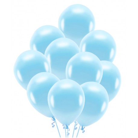 Balony jasny niebieski 30cm 10szt