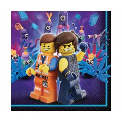 Serwetki papierowe Lego Movie 2 33x33 cm, 16 szt.