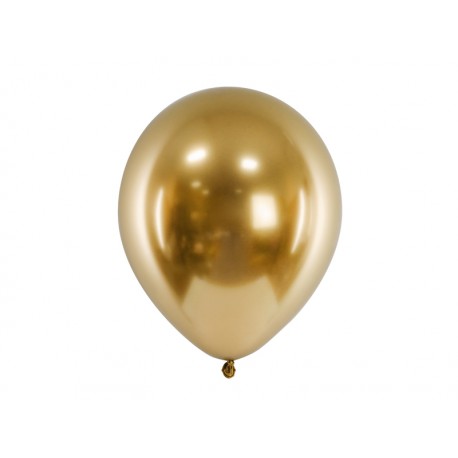 Balon chromowany 30cm, złoty