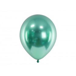 Balon chromowany 30cm, butelkowa zieleń