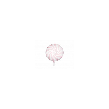 Balon foliowy Cukierek 35cm jasny różowy