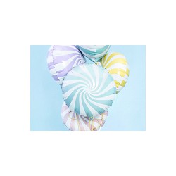 Balon foliowy Cukierek  35cm jasny niebieski