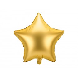 Balon foliowy Gwiazdka 48cm złoty
