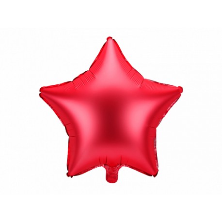 Balon foliowy Gwiazdka 48cm czerwony