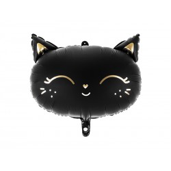Balon foliowy Kotek 48x36cm czarny