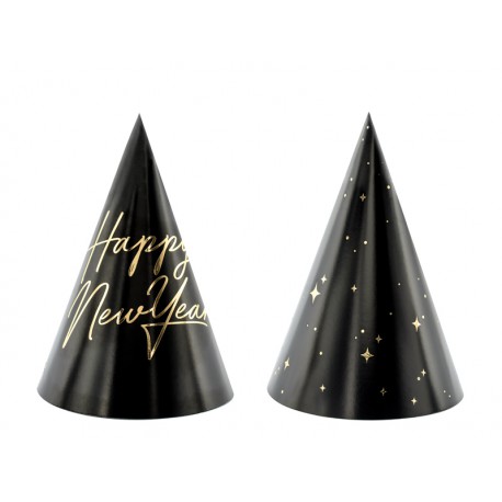 Czapeczki Happy New Year 16cm Czapeczki Happy New Year 16cm