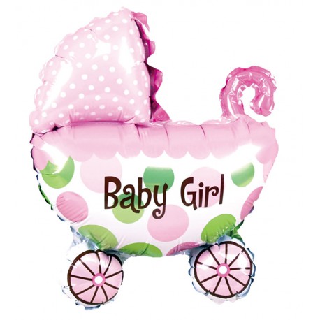 Balon foliowy 14" wózek Baby Girl