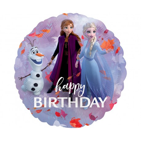 Balon foliowy 18 cali Frozen 2 Happy Birthday