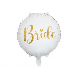 Balon foliowy Bride 45cm biały