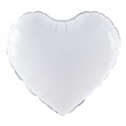 Balon foliowy serce białe...