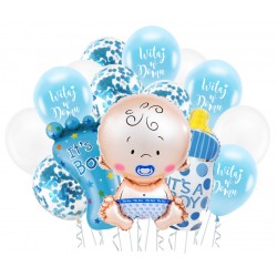 Balony na narodziny chłopca