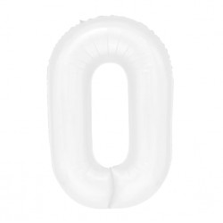 Balony foliowe białe 100cm 0