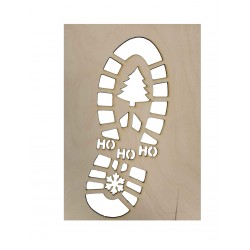 Szablon Buty Świętego Mikołaja