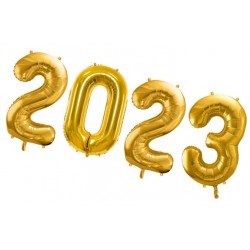 Balony duże cyfry 2023...
