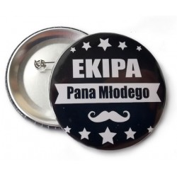 Przypinka Ekipa Pana Młodego