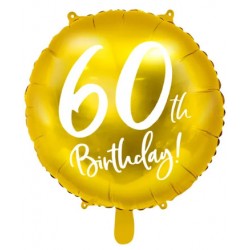 Balon foliowy 60 urodziny...