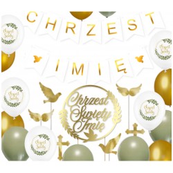 Dekoracje na CHRZEST baner...