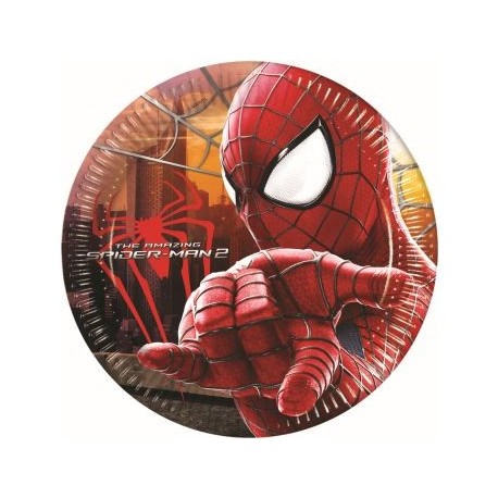 Talerzyki papierowe "Amazing Spiderman2", 8szt