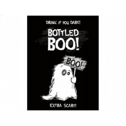 Etykieta na butelkę "Boo", 10 szt.
