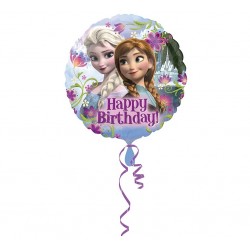 Balon foliowy KRAINA LODU Happy Birthday