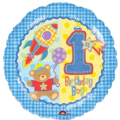 Balon foliowy 1 Urodziny Chłopca